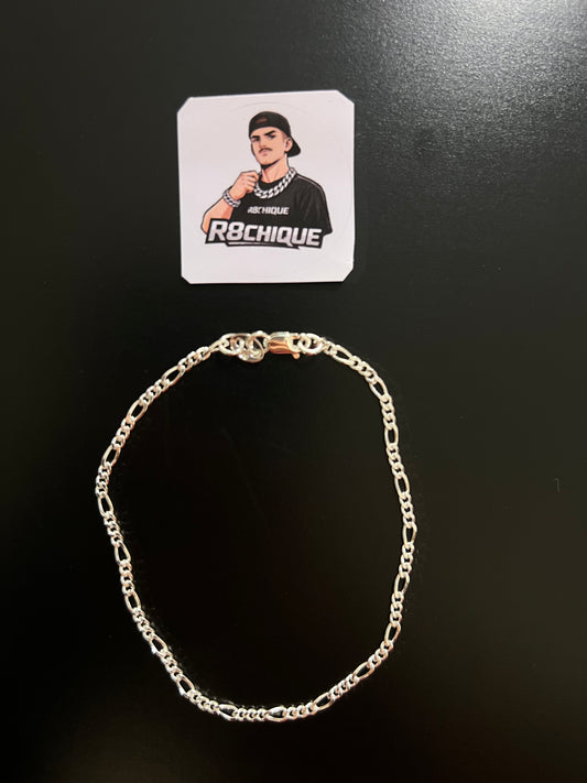 Pulseira 3x1 - 2MM Prata Mista