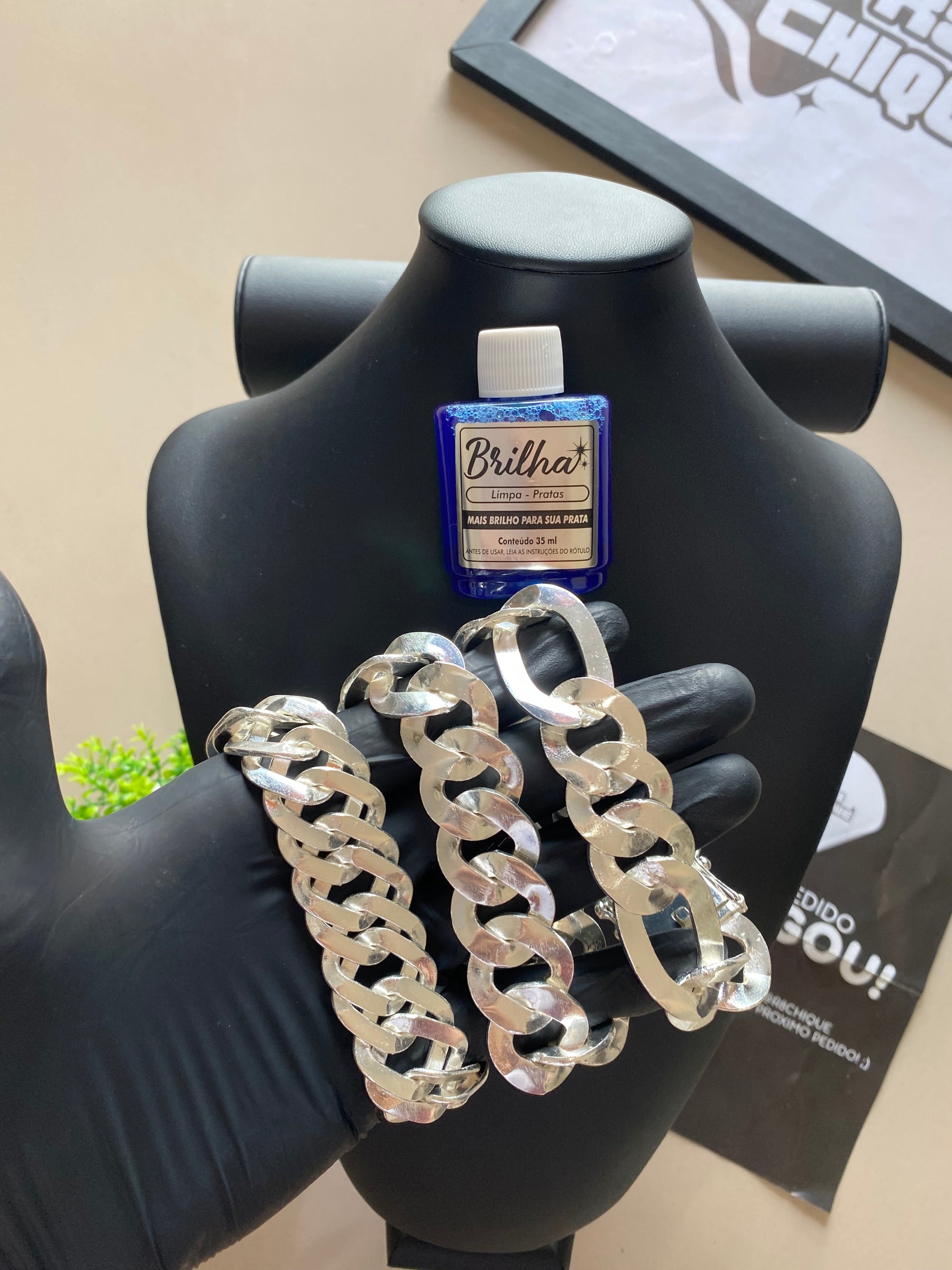 3 Pulseiras 30MM + Limpa Pratas (Brinde) - 1x1 / EloDuplo / 3x1 (Kit 125)