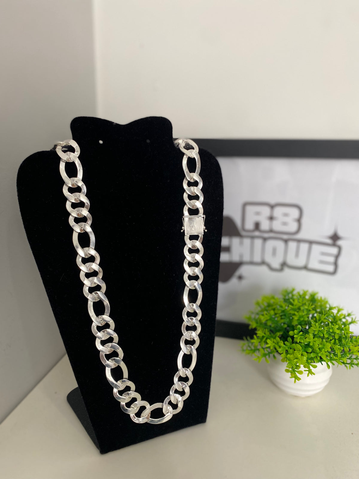 Corrente Prata 3x1 - 22MM / 70CM