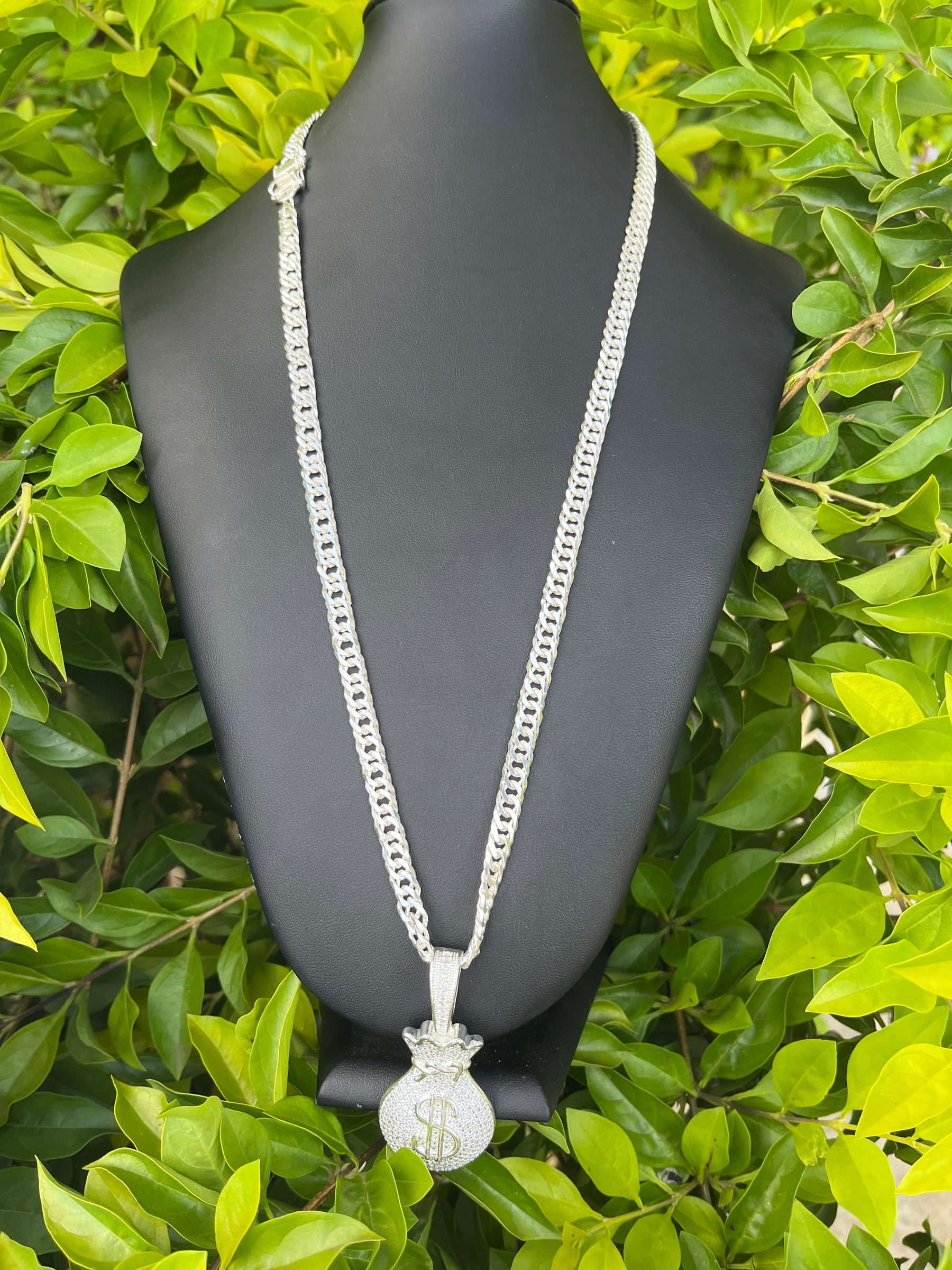 Corrente + Pingente - 8MM / EloDuplo (PODE ESCOLHER PINGENTE MANDA MENSAGEM)