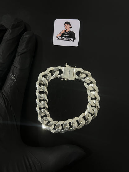 Pulseira 1x1 Italiana - 15MM Prata Mista