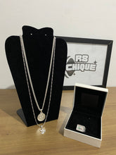 Kit Revenda | 2 Correntes 1 de 3MM 3x1 / 1 de 5MM EloDuplo / 2 Pingentes + 1 Dedeira (Kit 13)