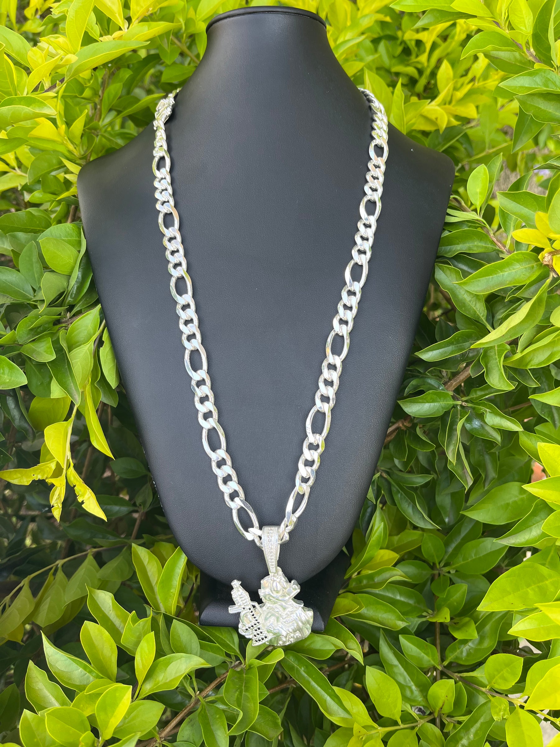 Corrente + Pingente - 12MM / 3x1 (PODE ESCOLHER PINGENTE MANDA MENSAGEM)