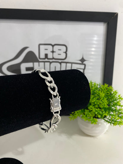 Pulseira 3x1 - 10MM Prata Mista