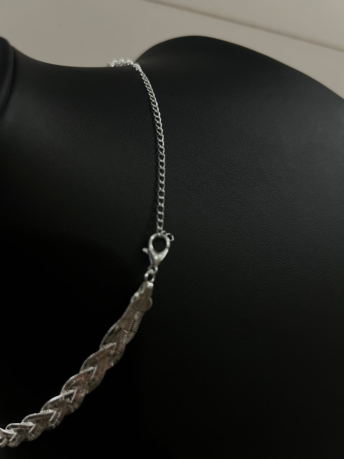 Corrente Feminina / 3 Fios - Foleada a Prata