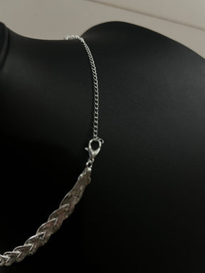 Corrente Feminina / 3 Fios - Foleada a Prata