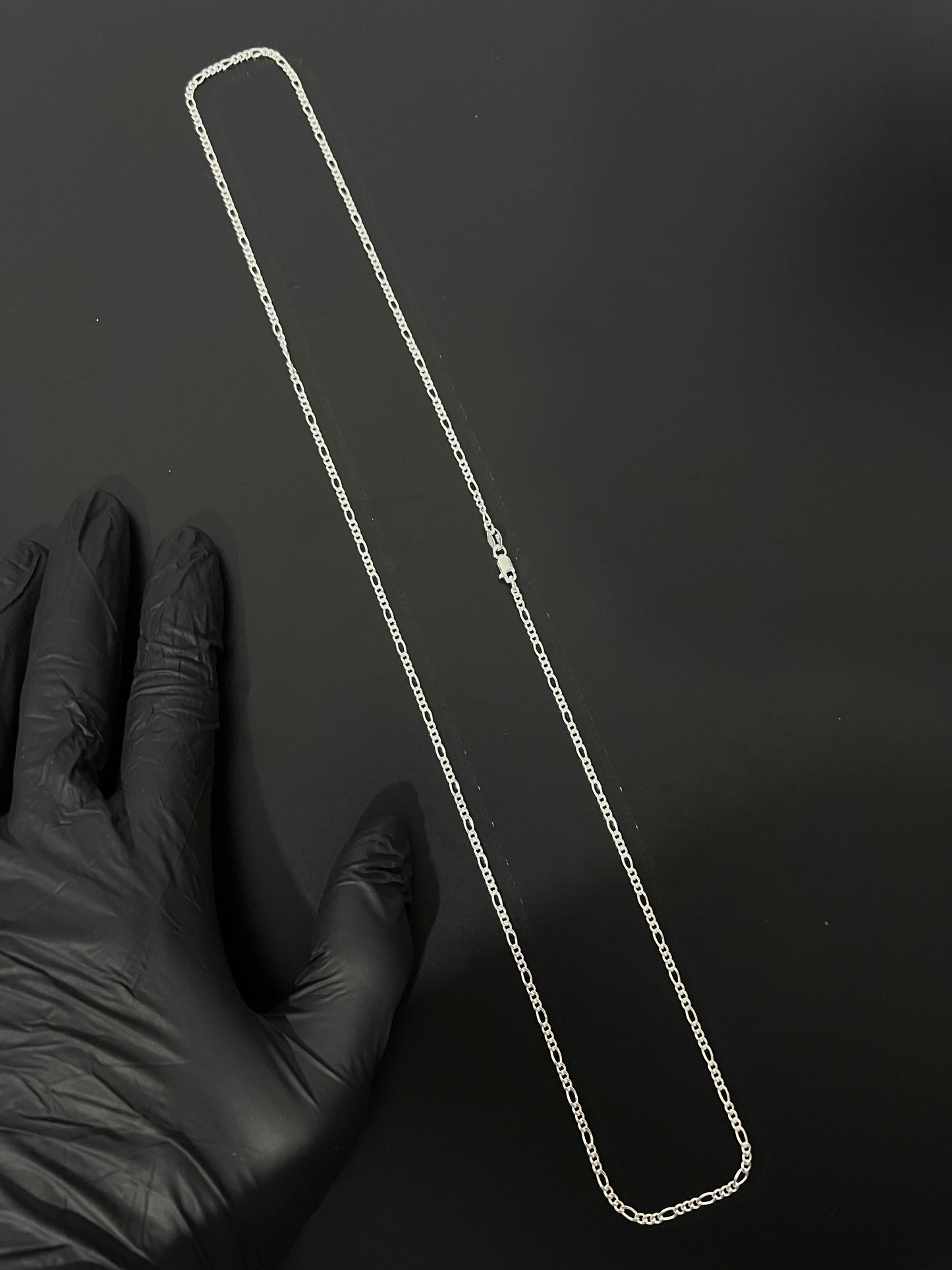 Corrente 3x1 - 2MM/70CM Prata Mista