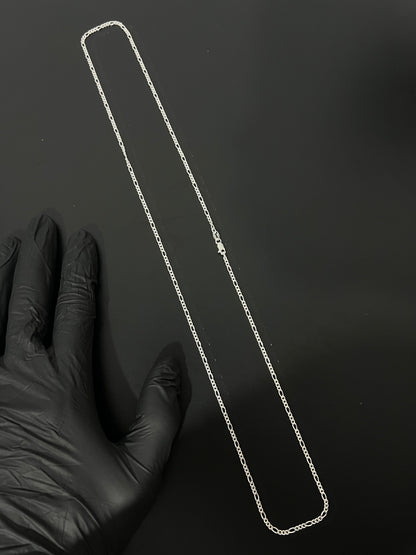 Corrente 3x1 - 2MM/70CM Prata Mista