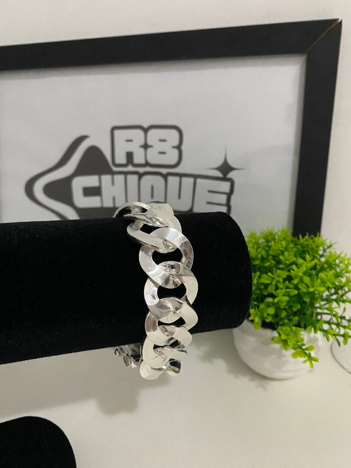 Pulseira Prata 1x1 - 30MM