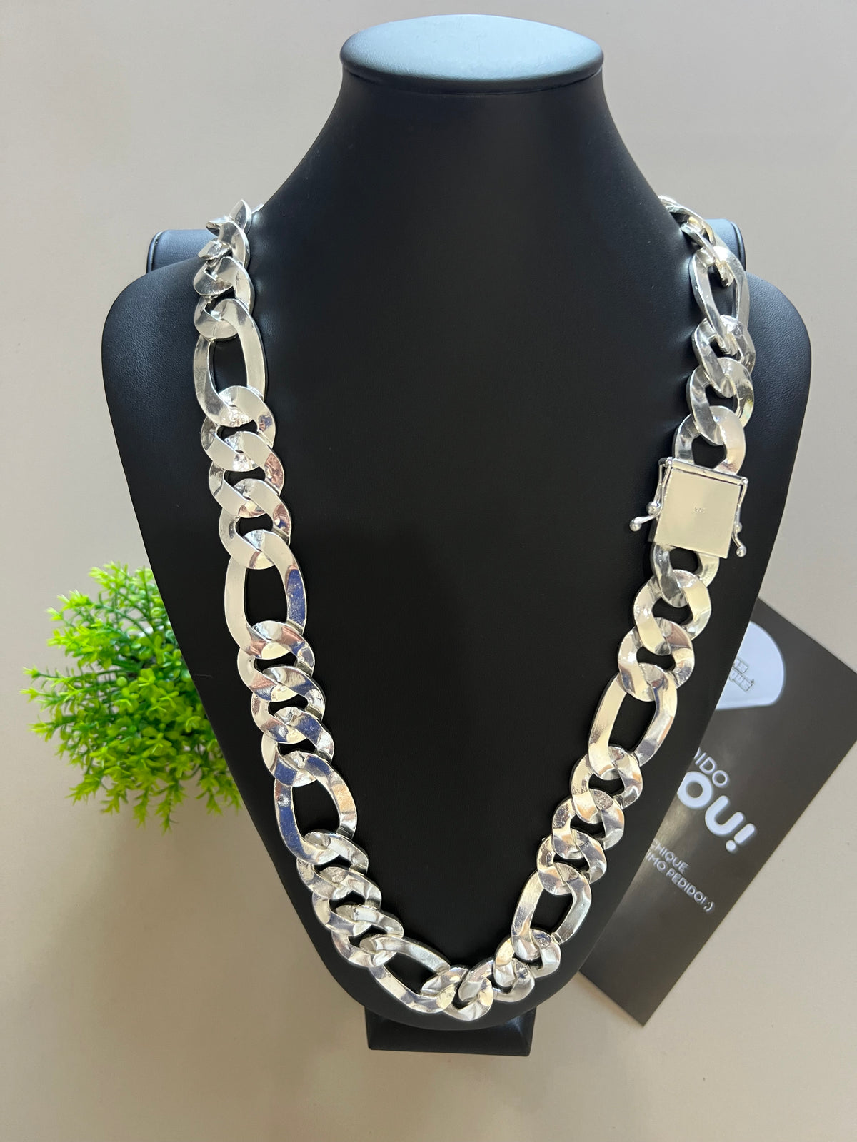 Corrente Prata 3x1 - 30MM (ÚLTIMA UNIDADE)