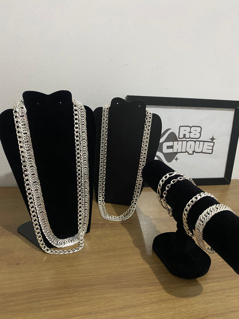 Kit Revenda | 4 Correntes / 4 Pulseiras (Kit 71)