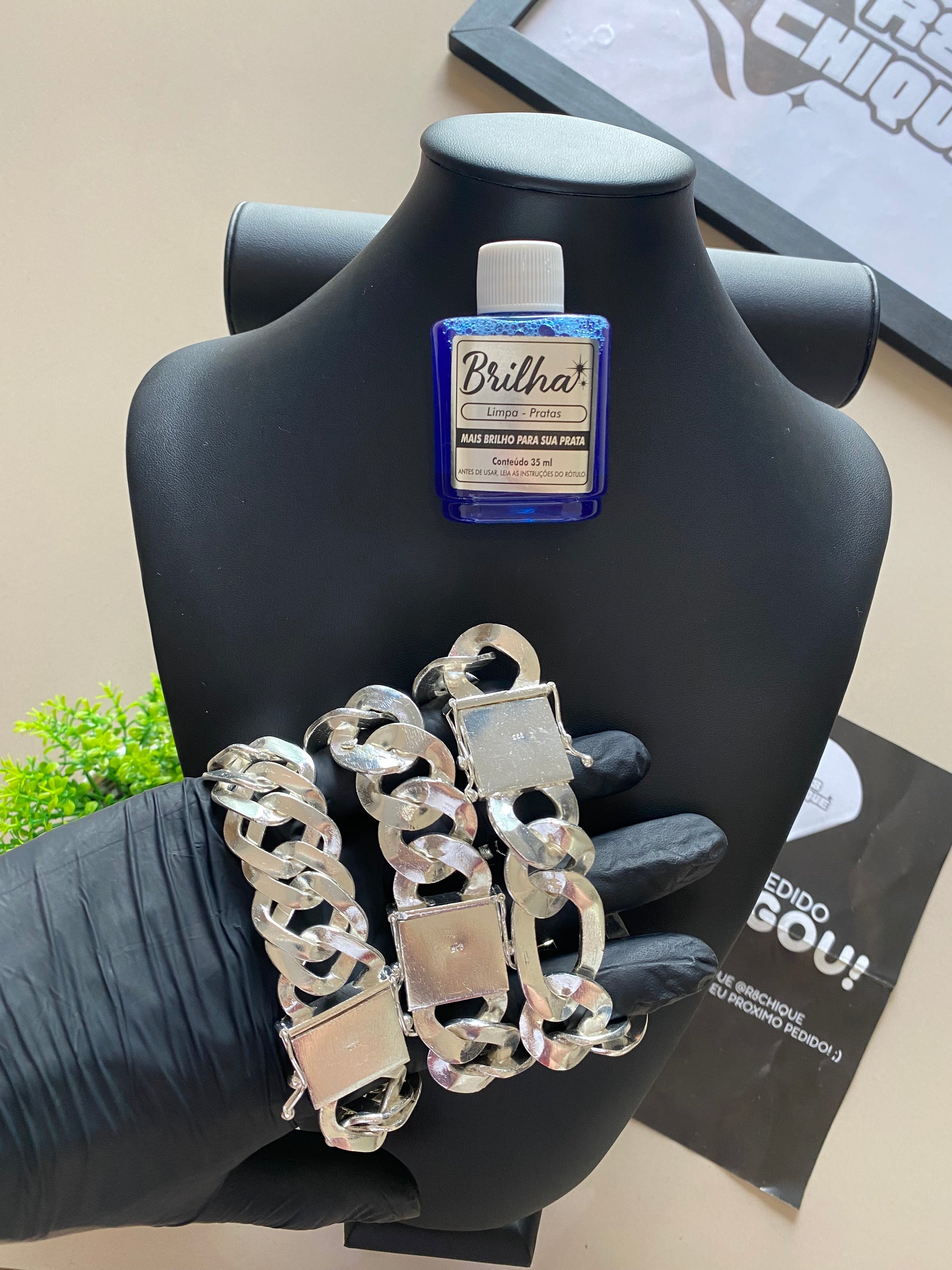 3 Pulseiras 30MM + Limpa Pratas (Brinde) - 1x1 / EloDuplo / 3x1 (Kit 125)