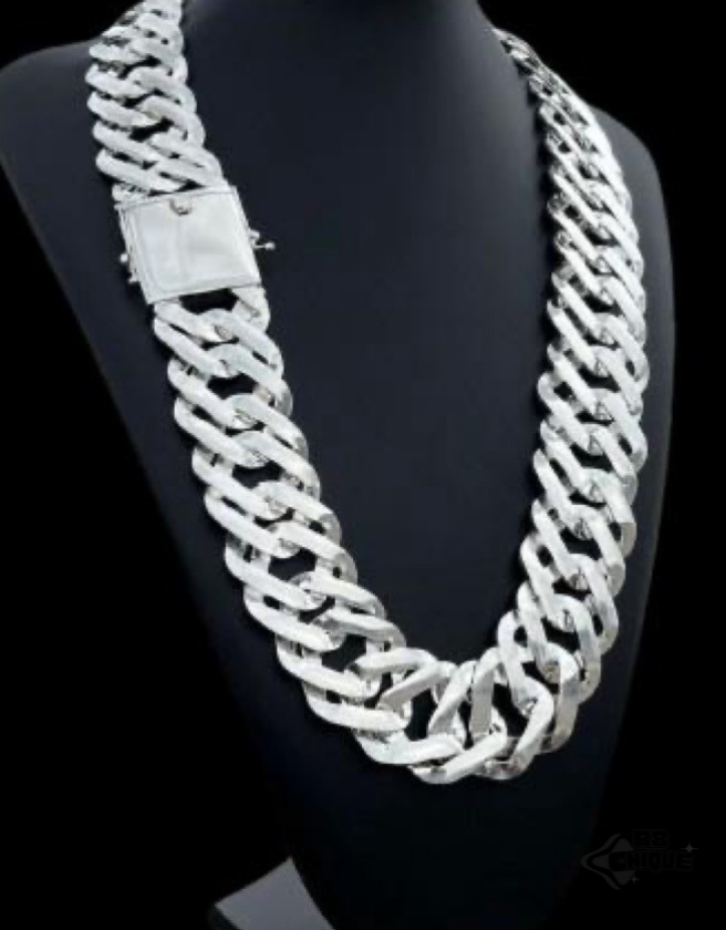 Corrente Prata Elo Duplo - 35MM / 80CM [ULTIMA UNIDADE]