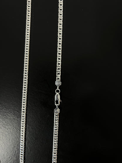Corrente Eloduplo - 4MM/70CM Prata Mista