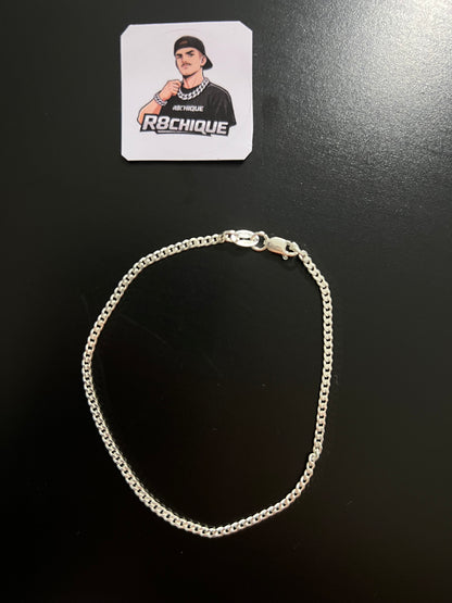 Pulseira 1x1 - 2MM Prata Mista
