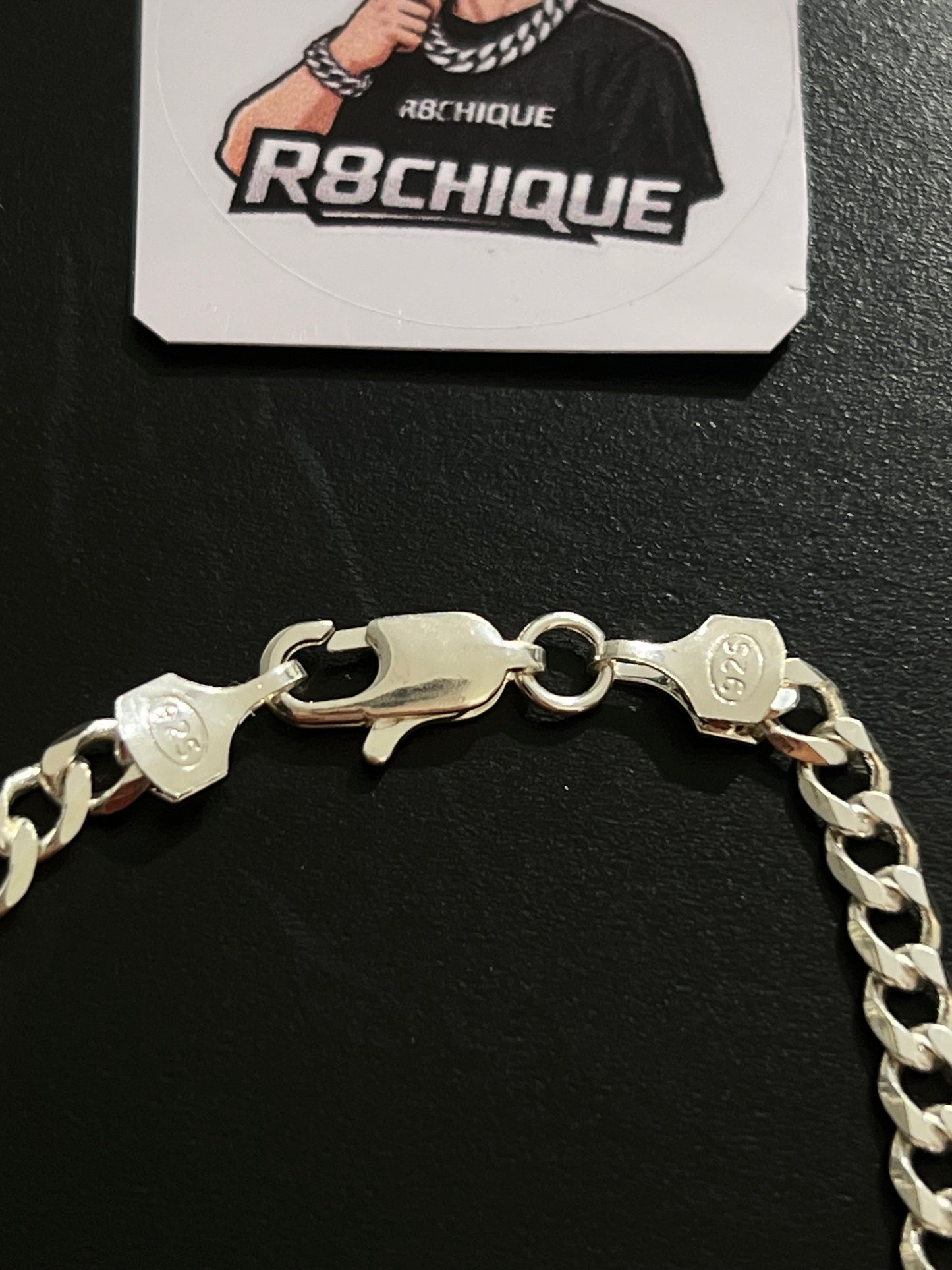 Pulseira 1x1 - 4MM Prata Mista