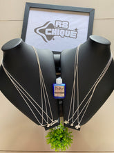 6 Correntes 3MM Cartie / 6 Pingentes + Limpa Pratas (Brinde) (Kit 133)