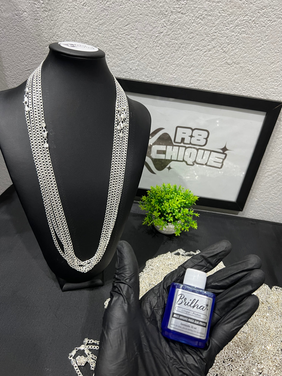 Kit Revenda | 10 Correntes 5MM/ 70CM - 1x1