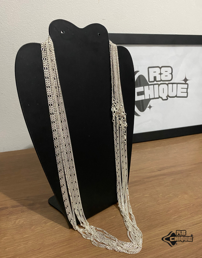 Kit Revenda | 10 Corrente de 3MM / 70CM (Kit 1)